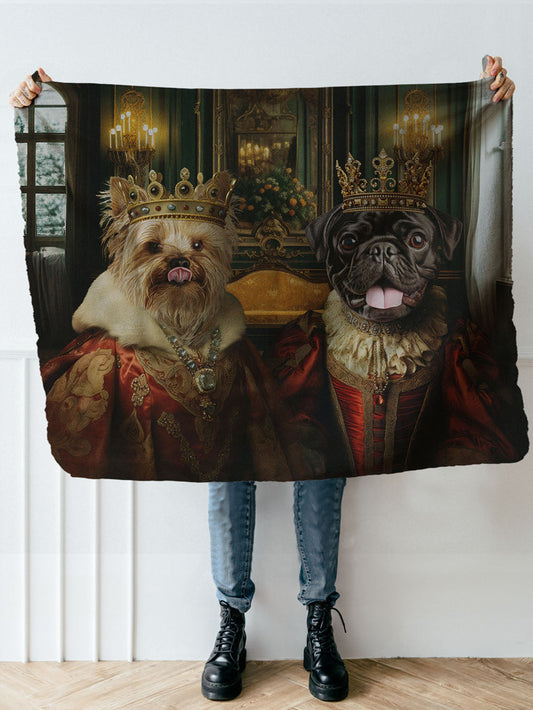 The Royal Couple - Custom Pet Blanket