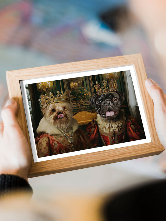 The Royal Couple - Custom Pet Portrait