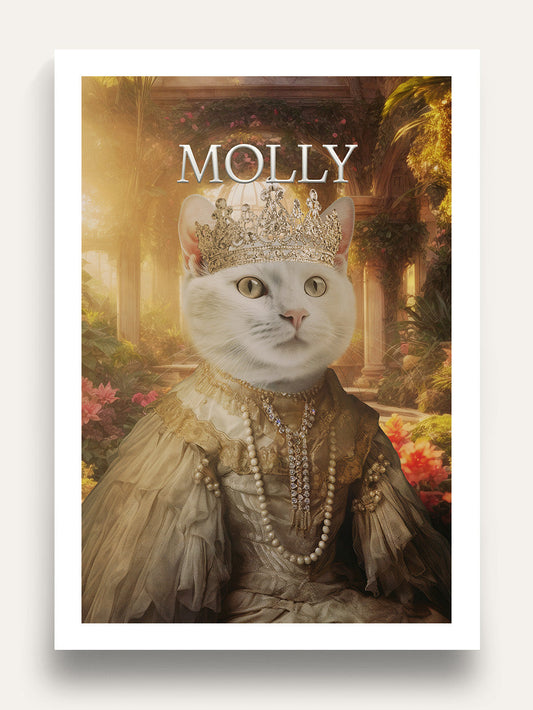 The Royal Queen - Custom Pet Portrait
