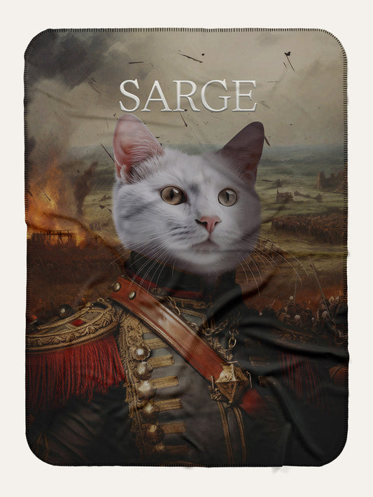 The Sergeant - Custom Pet Blanket