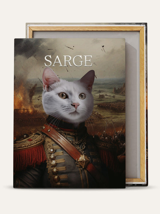 The Sergeant – Custom Pet Canvas