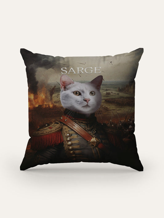 The Sergeant - Custom Pet Cushion