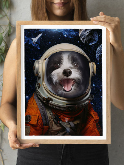 The Spaceman - Custom Pet Portrait