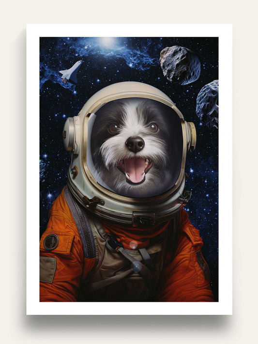 The Spaceman - Custom Pet Portrait