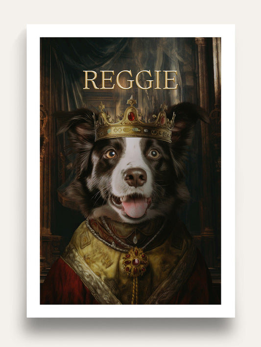 The Spoiled Prince - Custom Pet Portrait