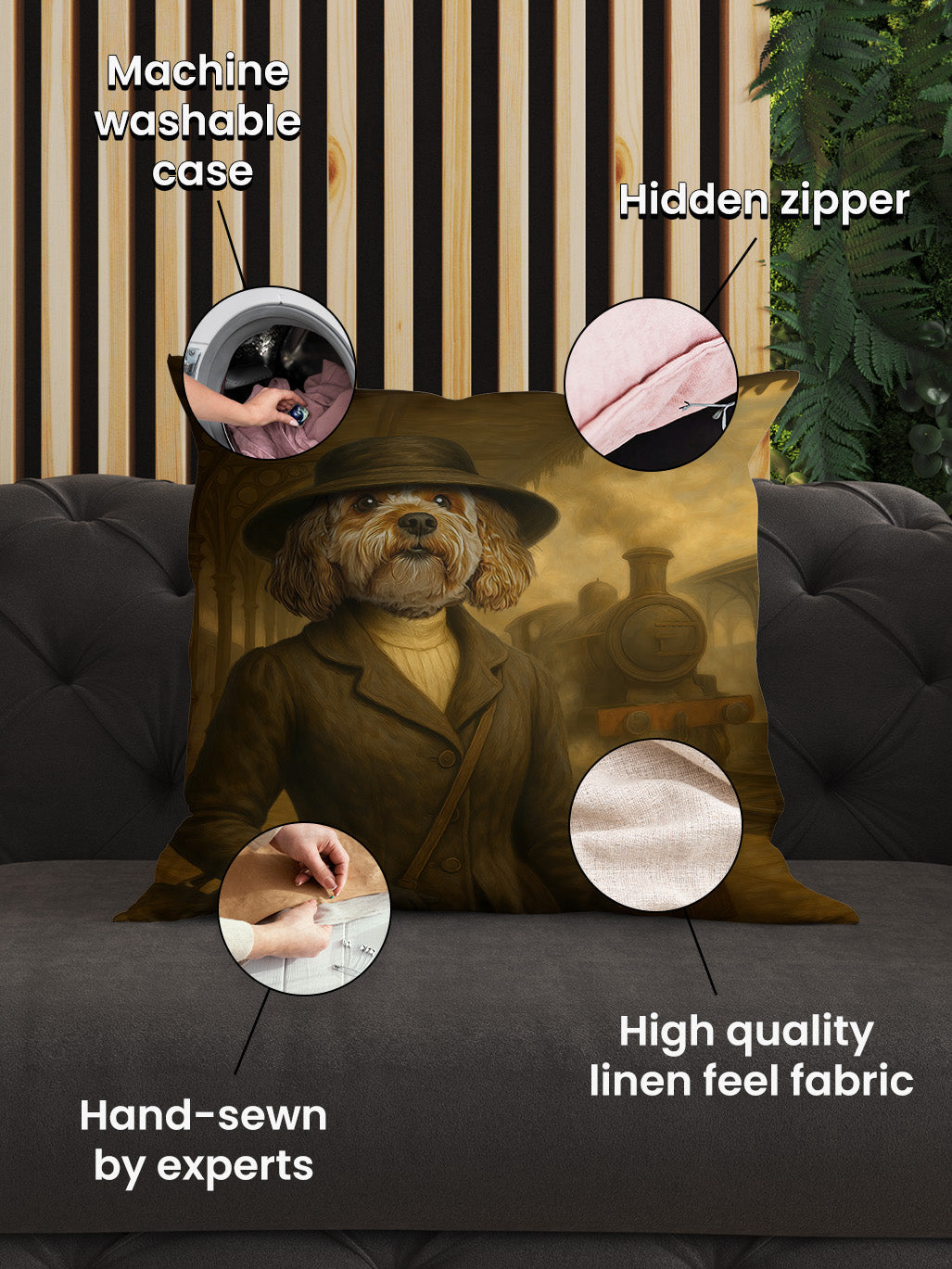 The Traveller - Custom Pet Cushion
