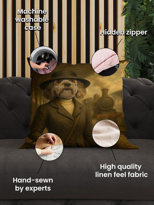 The Traveller - Custom Pet Cushion