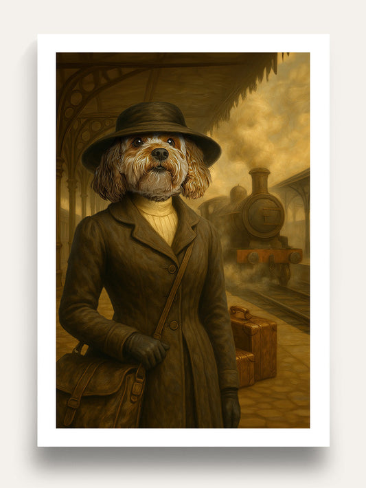 The Traveller - Custom Pet Portrait