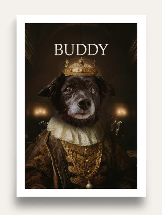 The Tudor Prince - Custom Pet Portrait