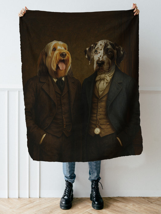 The Victorian Brothers - Custom Pet Blanket