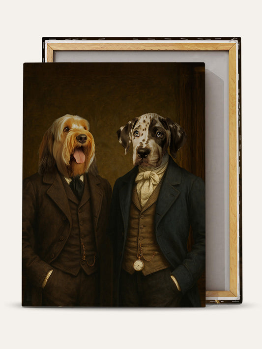 The Victorian Brothers - Custom Pet Canvas