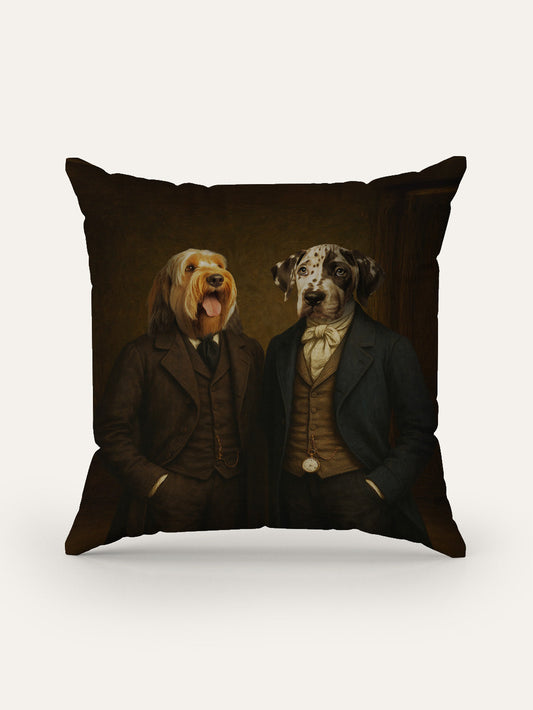 The Victorian Brothers - Custom Pet Cushion