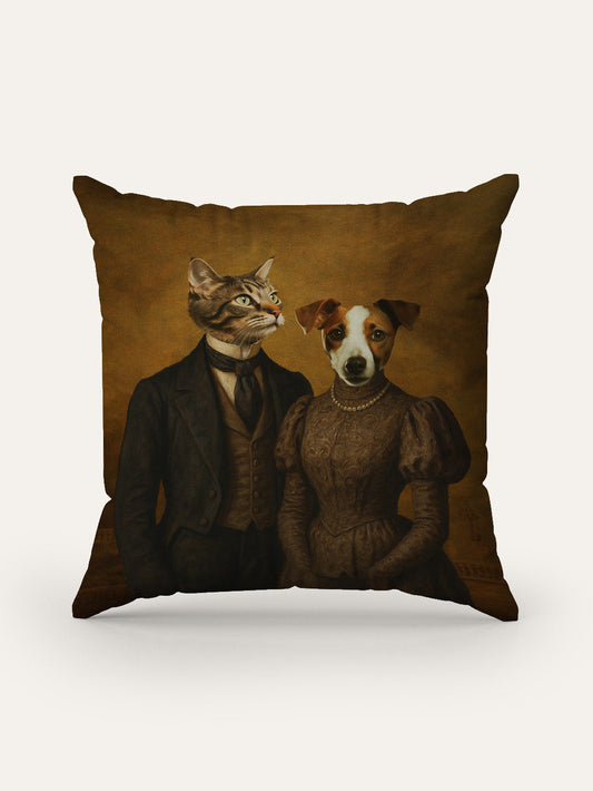 The Victorian Couple - Custom Pet Cushion
