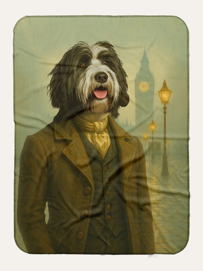 The Victorian Gentleman - Custom Pet Blanket