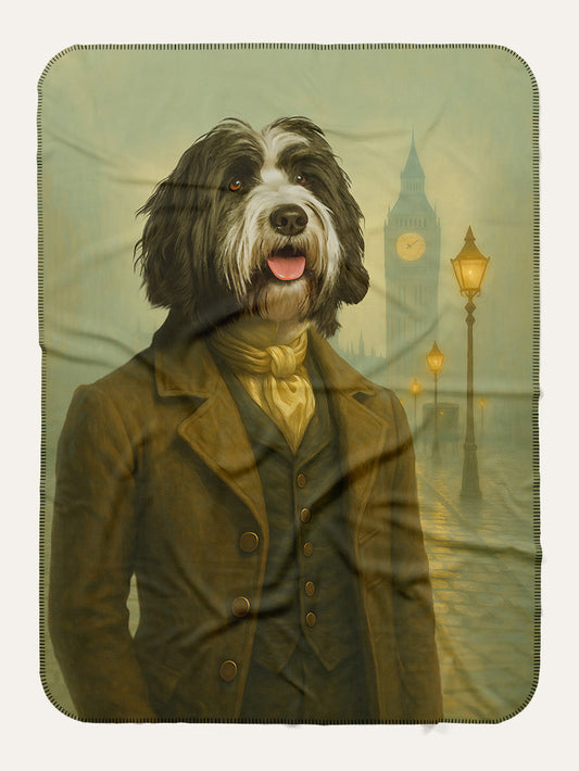 The Victorian Gentleman - Custom Pet Blanket