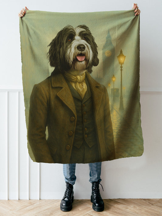 The Victorian Gentleman - Custom Pet Blanket