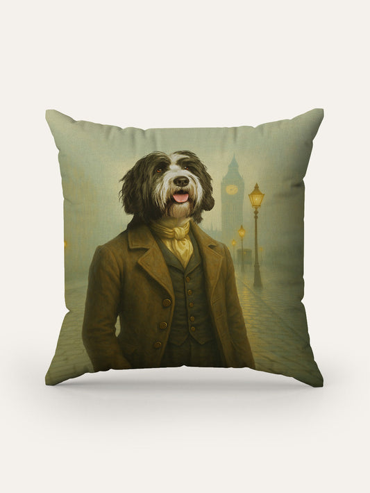 The Victorian Gentleman - Custom Pet Cushion