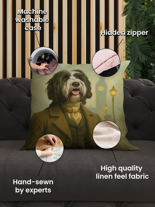 The Victorian Gentleman - Custom Pet Cushion