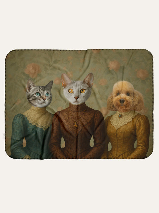 The Victorian Sisters - Custom Pet Blanket