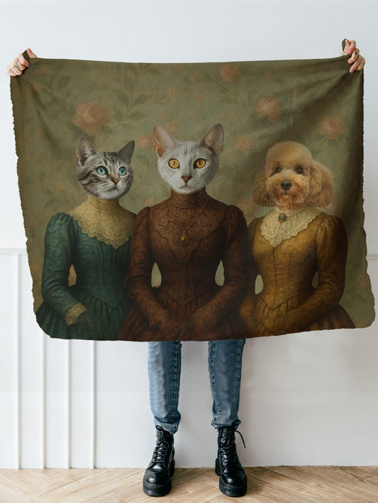 The Victorian Sisters - Custom Pet Blanket