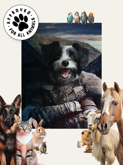 The Viking - Custom Pet Cushion
