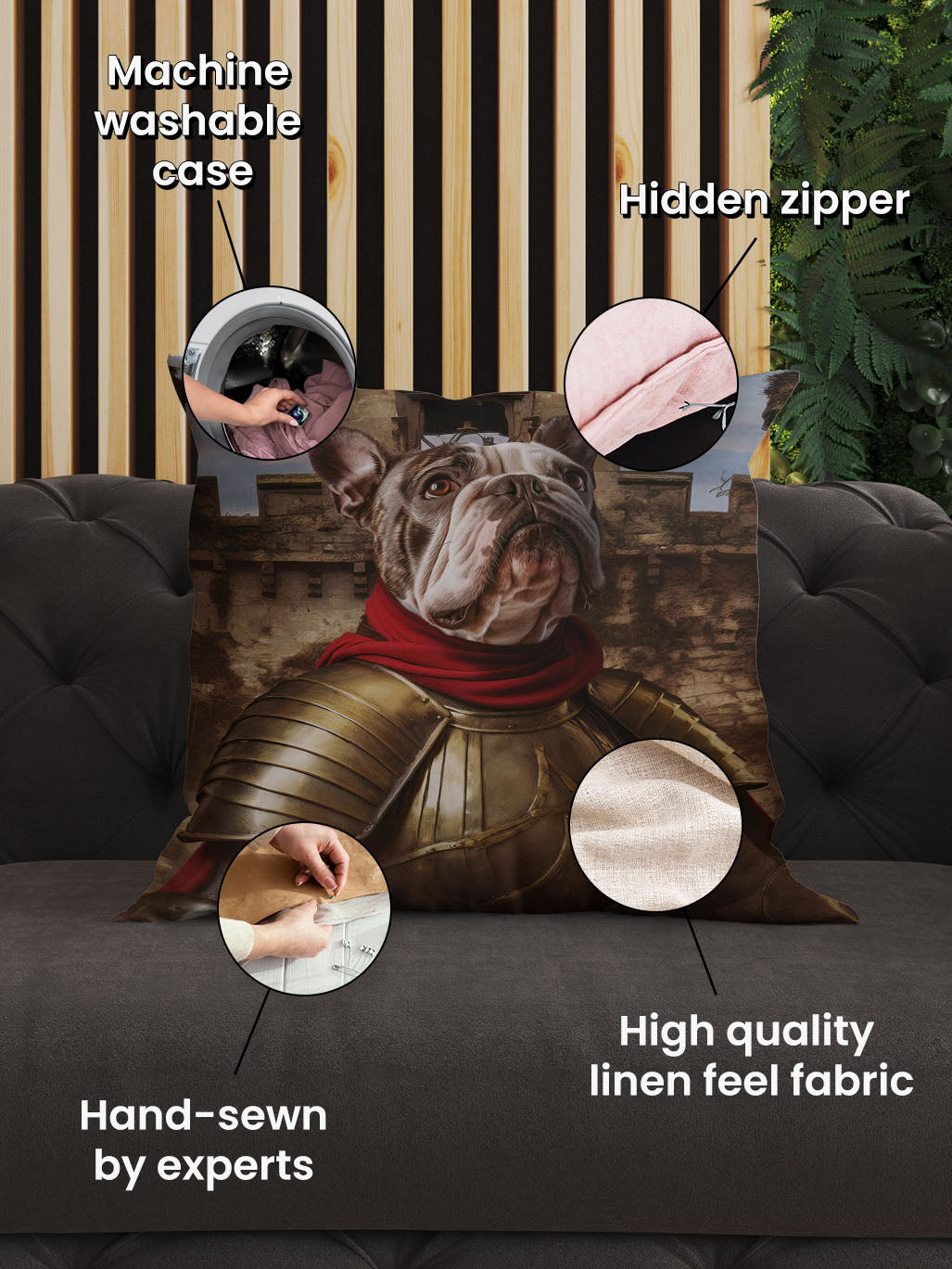 The Warden of the North - Custom Pet Cushion
