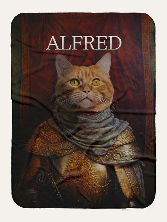 The Warrior King - Custom Pet Blanket