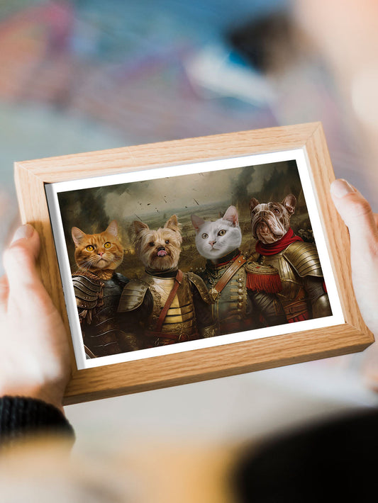 The Warriors - Custom Pet Portrait