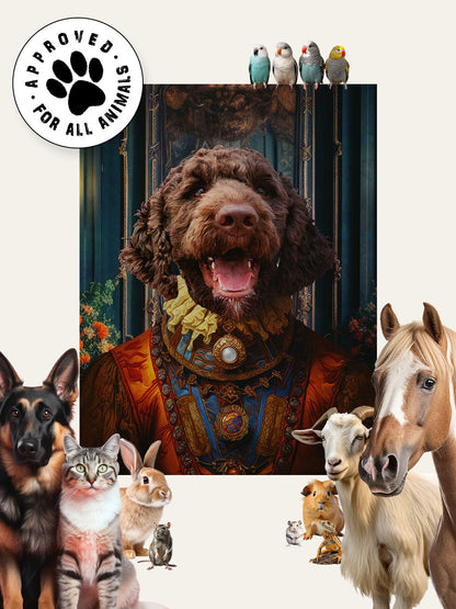The Wealthy Aristocrat - Custom Pet Blanket