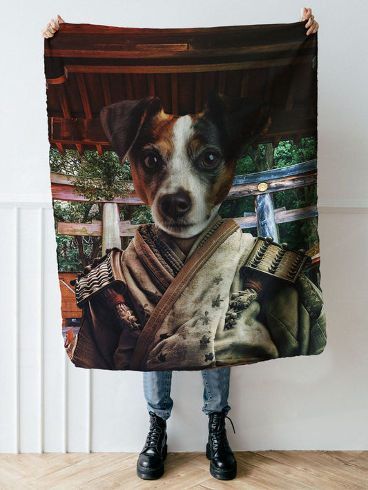 Warrior of the East - Custom Pet Blanket