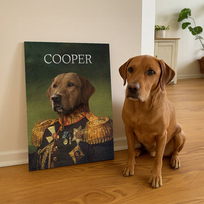 The General – Custom Vintage Pet Canvas
