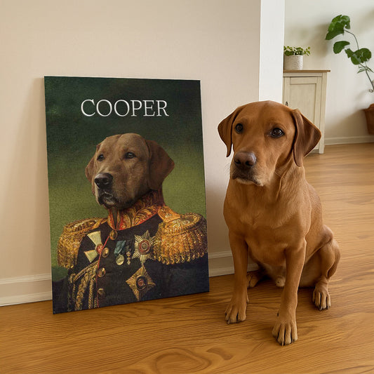 The General – Custom Vintage Pet Canvas