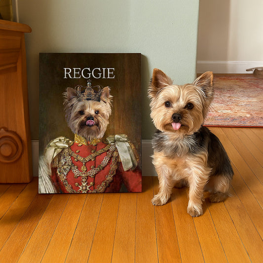 The Prince - Custom Vintage Pet Canvas