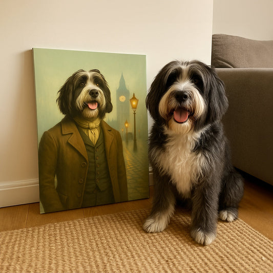 The Victorian Gentleman - Custom Pet Canvas
