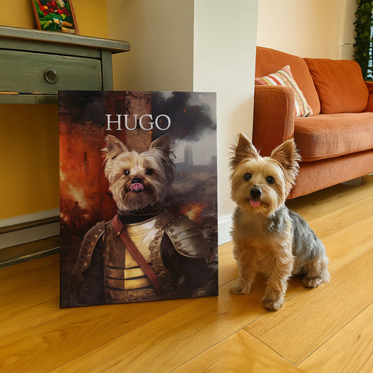 The Noble Captain – Custom Pet Canvas