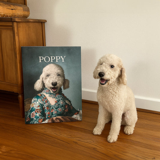 The Flower Lady - Custom Pet Canvas