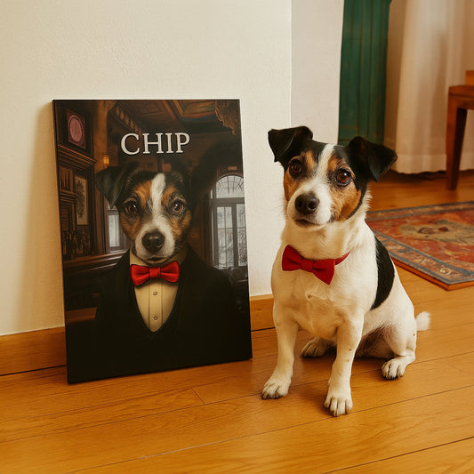 The Fancy Gent – Custom Pet Canvas