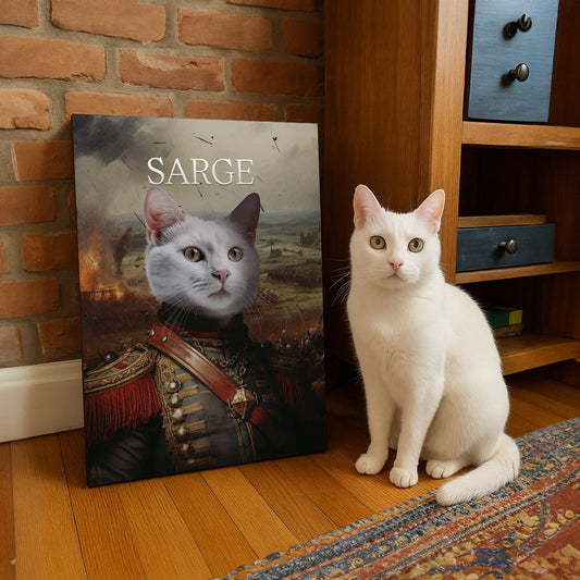 The Sergeant – Custom Pet Canvas