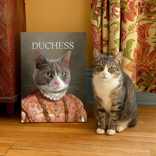 The Duchess – Custom Vintage Pet Canvas