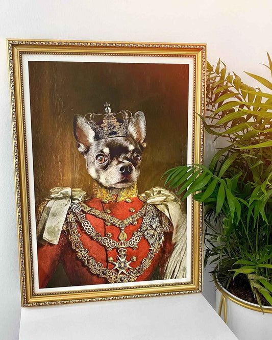 The Prince - Custom Vintage Pet Canvas