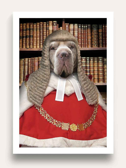 The Judge - Custom Pet Portrait
