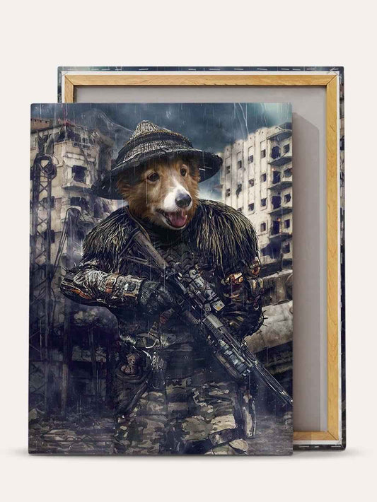 The Mercenary - Custom Pet Canvas