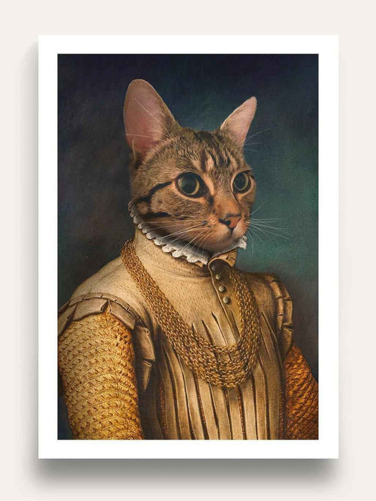 The Monarch - Custom Vintage Pet Portrait