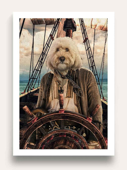 The Pirate - Custom Pet Portrait