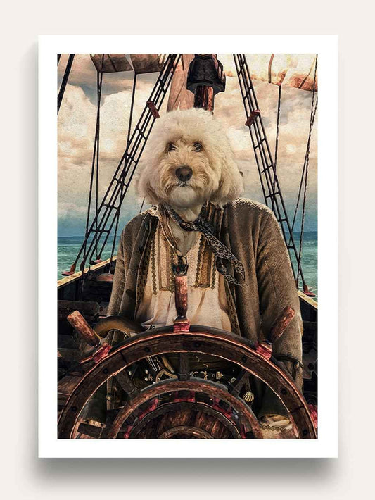 The Pirate - Custom Pet Portrait