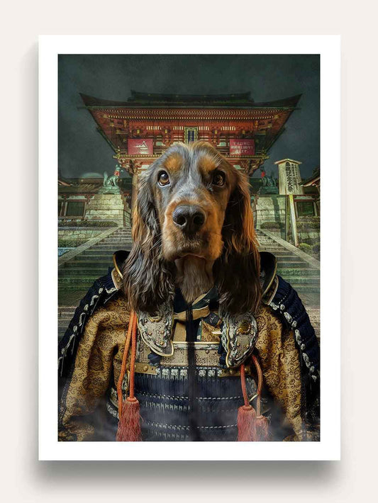The Samurai - Custom Pet Portrait